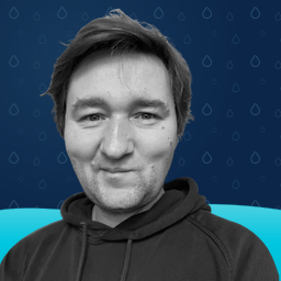 Avatar Graustufen mit Wasserlinien-Hintergrund (256x256px)